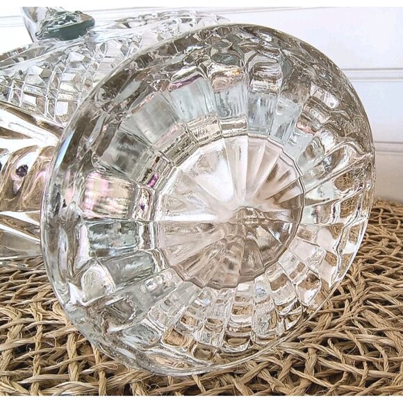 Vintage Princess House Basket, #530 Bride's Basket Lead Crystal Made in USA, EUC - Picture 9 of 10